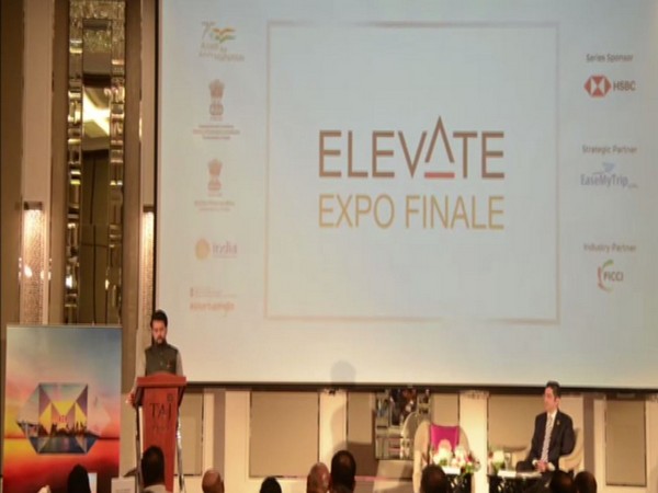 Information and Broadcasting Minister Anurag Thakur at Elevate Expo in Dubai