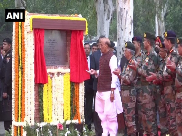 Defence Minister Rajnath Singh laid the foundation stone for Thal Sena Bhawan in Delhi