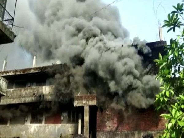 A major fire broke out at a godown in Purna on Tuesday.
