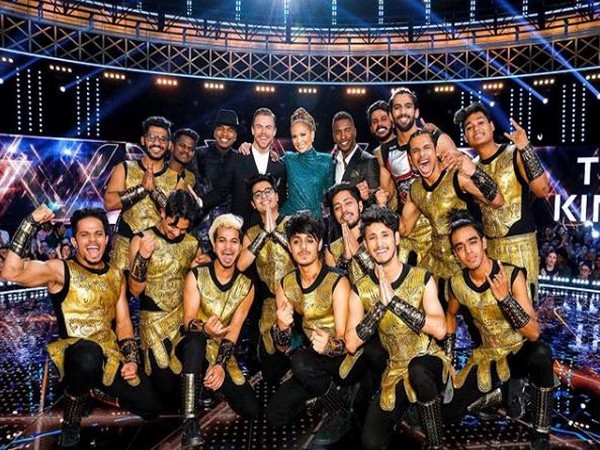 A group picture of The Kings from the sets of 'World of Dance'