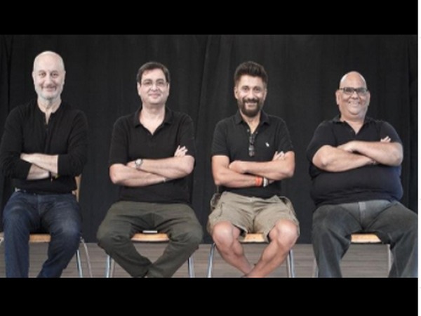 Anupam Kher, Rumi Jaffery, Vivek Agnihotri and Satish Kaushik (Image Source: Instagram)