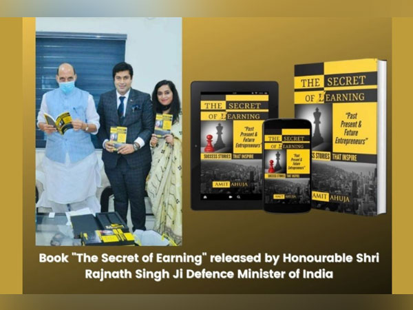 Defence Minister Rajnath Singh released pioneer Indian author Amit Ahuja's book 
