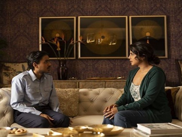 A still from 'The White Tiger' featuring Priyanka Chopra and Adarsh Gourav. (Image Source: Instagram)