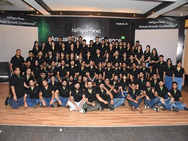 The #Zabardast Team of NoPaperForms at the Annual Growth Conference 2.0 back in July 2019