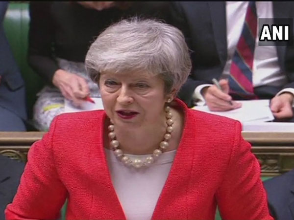 British Prime Minister Theresa May at the UK Parliament in London on Thursday.