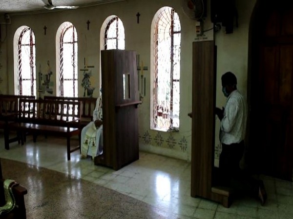 The system is able to communicate clearly between the believer and the priest while maintaining social distancing.