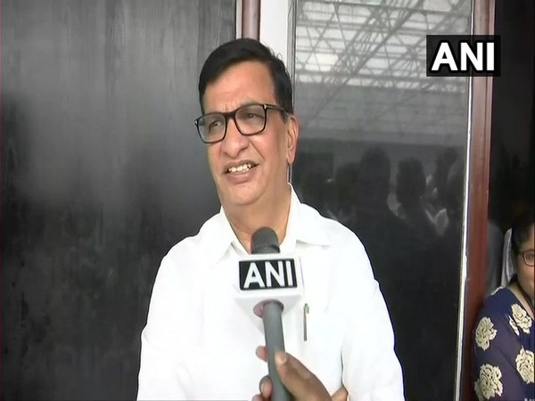 Maharashtra Revenue Minister Balasaheb Thorat speaking to ANI on Thursday. Photo/ANI