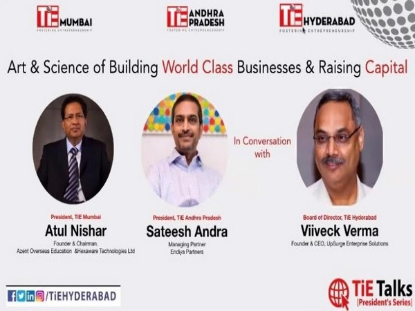 TiE Presidents - Atul Nishar, Sateesh Andra and Viiveck Verma