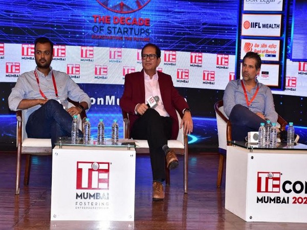 Harsh Jain, Atul Nishar and Ashish Hemrajani on the pannel @ TiEcon Mumbai 2020