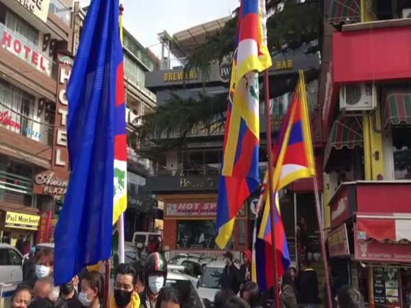 Tibetans in-exile celebrating the 108th anniversary of Tibetan Independence Day in Dharamshala (ANI)