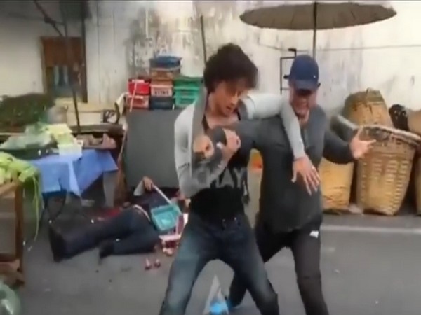 A still from the video shared by actor Tiger Shroff (Image courtesy: Instagram) 