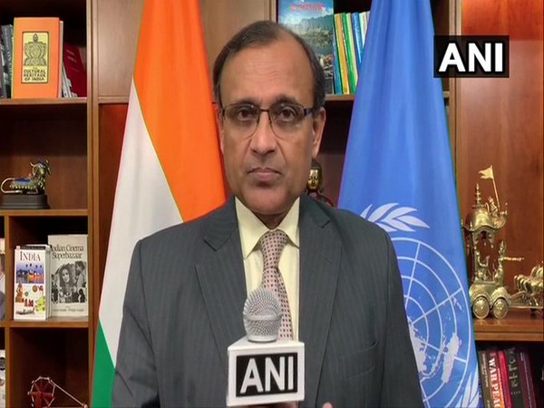 TS Tirumurti, Permanent Representative of India to the United Nations talking to ANI on Wednesday.