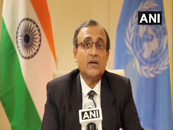 India's Permanent Representative to the United Nations TS Tirumurti speaking to ANI in New York on Friday.