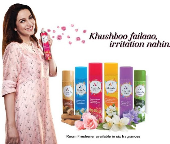 Tisca Chopra roped in as the face for Alainne room freshener 