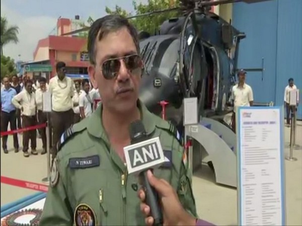 Air Vice Marshal N Tiwari speaks to ANI in Bengaluru on Thursday [Photo/ANI]