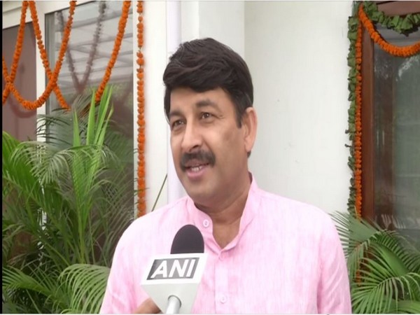 Delhi unit BJP president Manoj Tiwari speaking to ANI on Tuesday. Photo/ANI