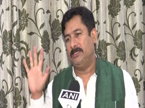 Lok Janshakti Party Bihar Pradesh Parliamentary Board President Raju Tiwari speaking to ANI on Sunday. Photo/ANI