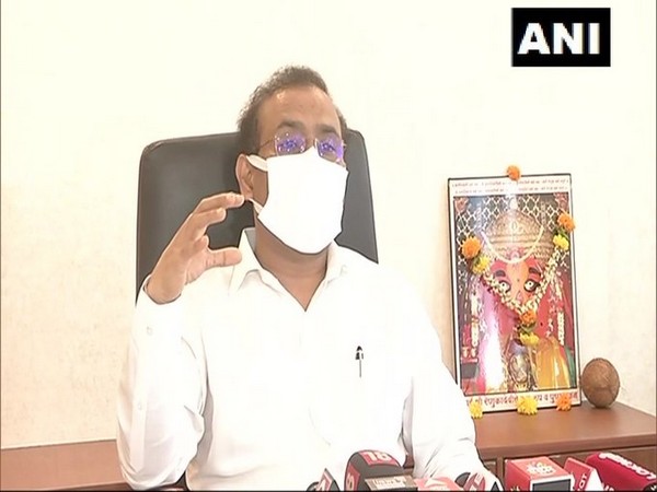 Maharashtra Health Minister Rajesh Tope speaking with media persons on Friday over the COVID-19 situation in the state.