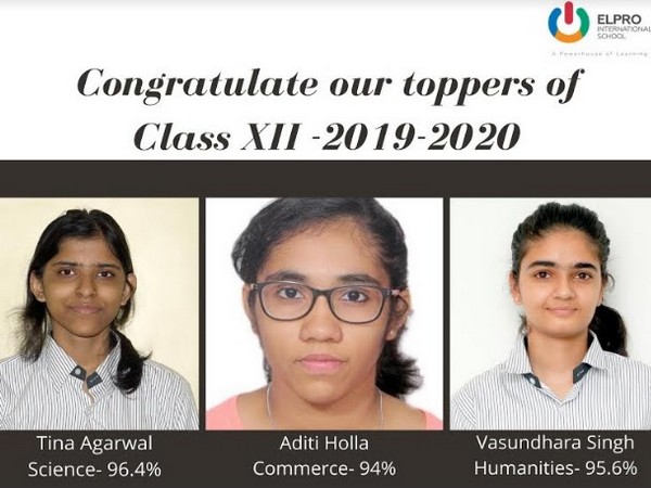 Toppers of Class 12th - Elpro International School