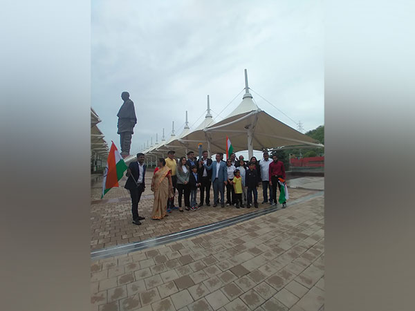 Chess Olympiad Torch Relay reaches Kevadia. (Photo- SAI Media)