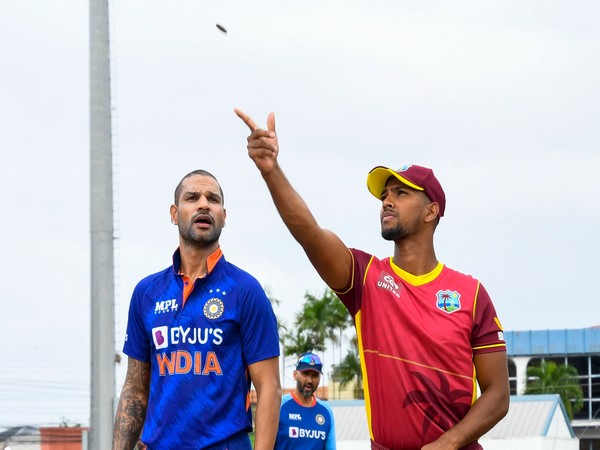 Shikhar Dhawan and Nicholas Pooran. (Photo - ICC)