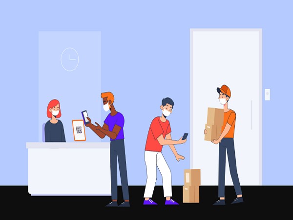 Touchless visitor management & contact tracing solution