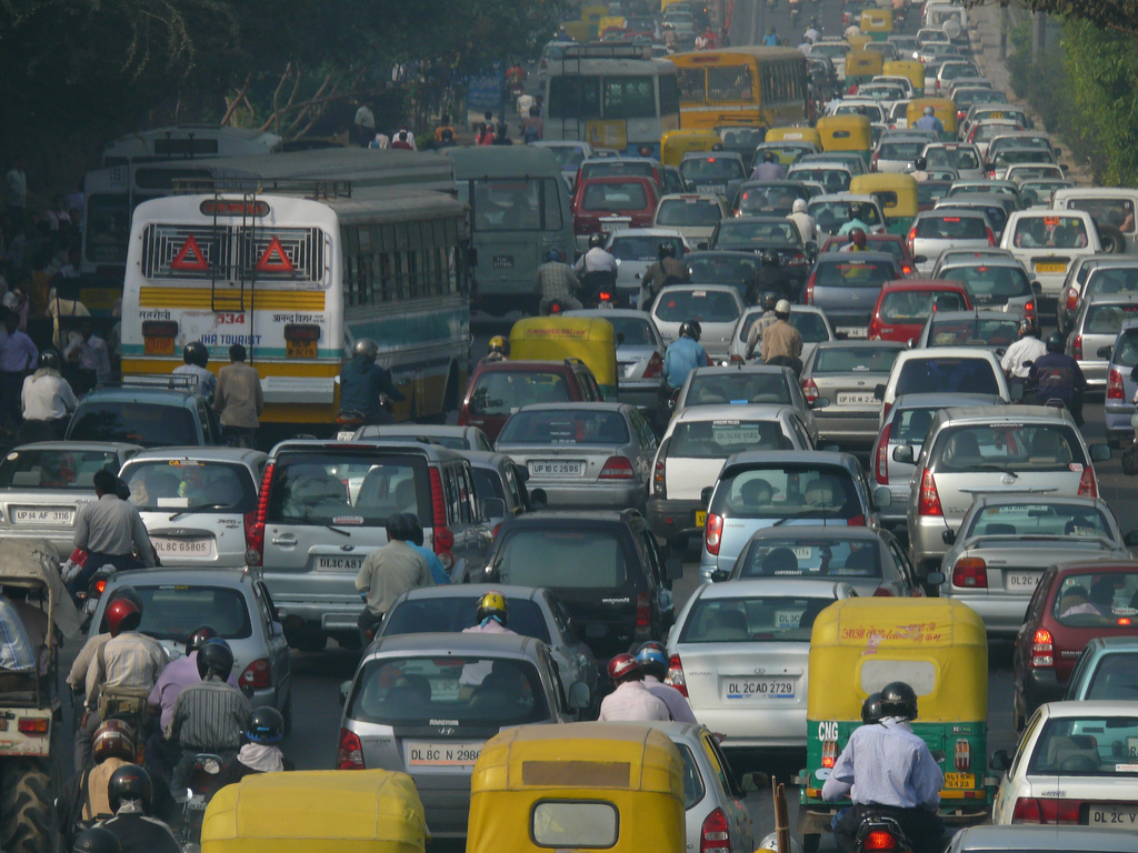 Construction and vehicle traffic contribute significantly to the Delhi National Capital Region's high concentrations of harmful air pollutants and gases.