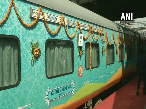 The superfast fully air-conditioned passenger train will connect three Jyotirlinga - Omkareshwar (near Indore), Mahakaleshwar (Ujjain) and Kashi Vishwanath (Varanasi). Photo/ANI
