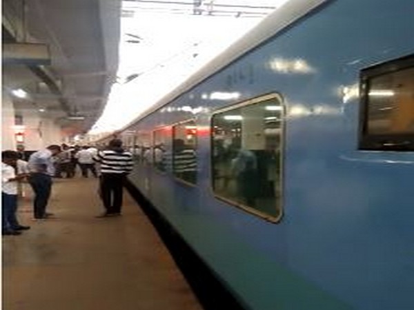 Vijayawada-Secunderabad Intercity Express train was checked after the hoax call on Thursday. Photo/ANI