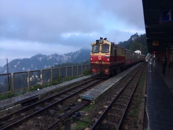 Special train service started on the Kalka-Shimla heritage line on Sunday. (Photo/ANI)