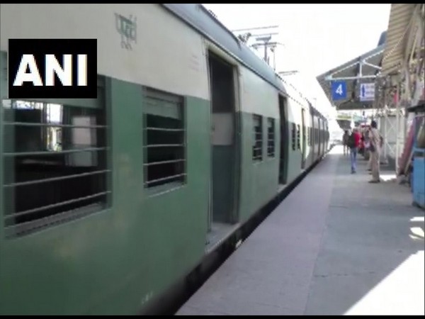 A view of special train 'Arjun' at the railway station of North 24 Parganas. Photo/ANI 