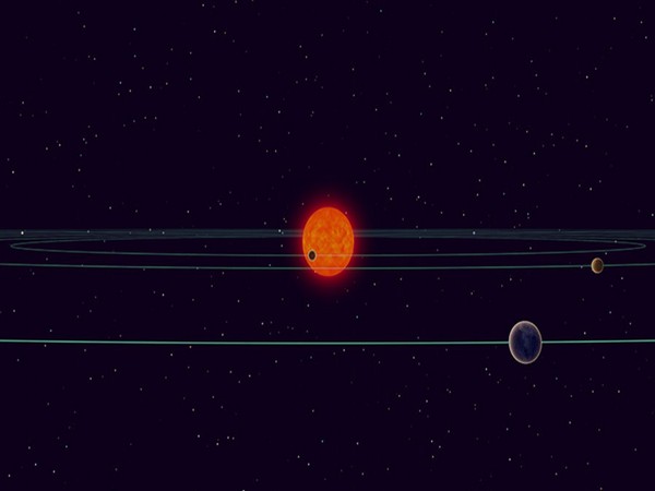 Artist's impression of the TRAPPIST-1 exoplanet system (Photo credit: NAOJ) 