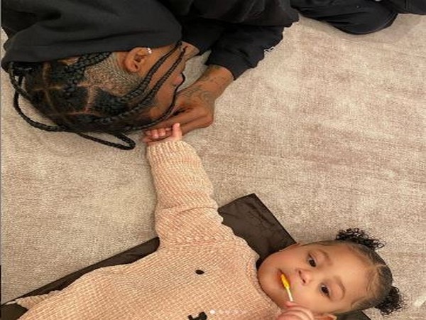Father Travis Scott with daughter Stormi Webster (Image courtesy: Instagram)