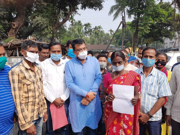 Gita Mahali appointed as home guard in Nakshalbari on Thursday. Photo/ANI