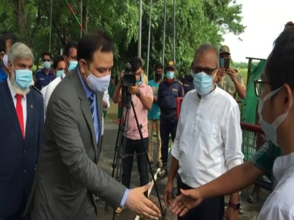 Second Secretary, Udot Jha, India High Commission, Chattogram. (Photo/ANI)