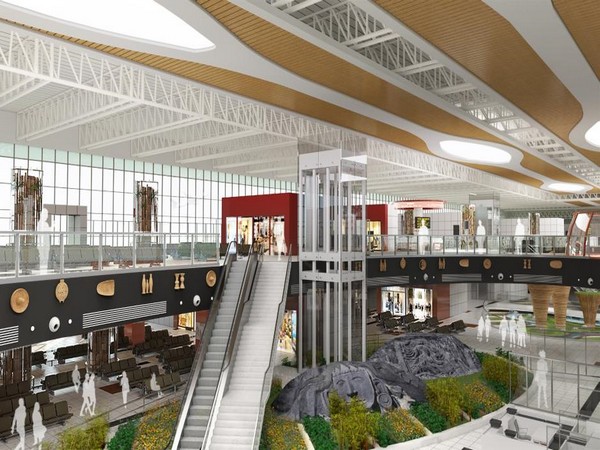 The New Integrated Terminal building of Maharaja Bir Bikram Airport