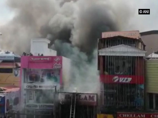 Fire breaks out in a commercial building at MG road
