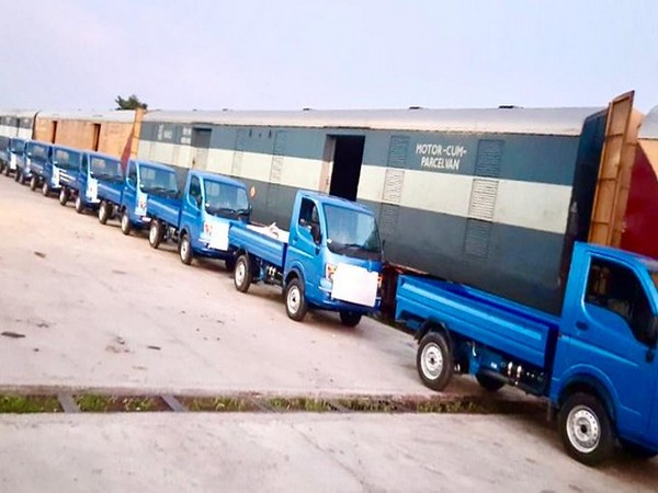 Indian Railways transported 51 Trucks to Bangladesh (Picture tweeted by Indian High Commission in Bangladesh)