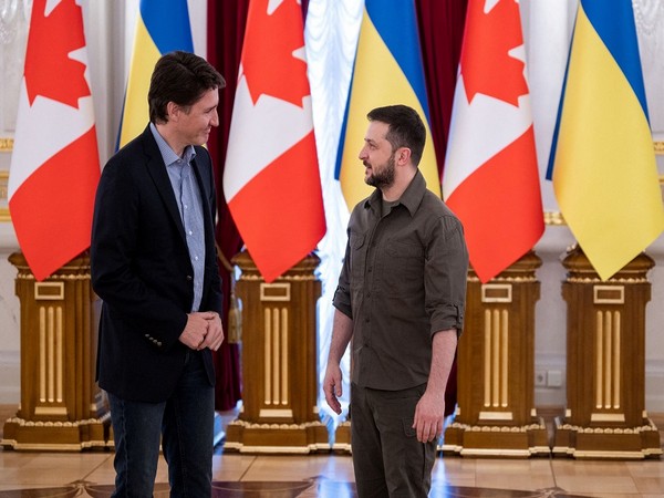 Canadian PM Trudeau meets Ukraine's President Volodymyr Zelenskyy in Kyiv. (Photo Credit - Reuters)