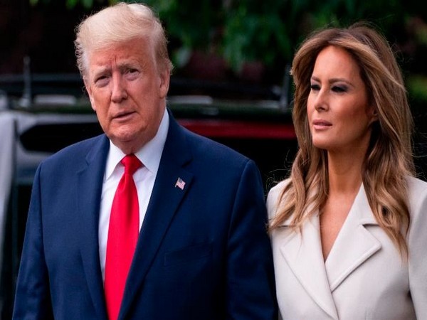 US President Donald Trump and First Lady Melania Trump