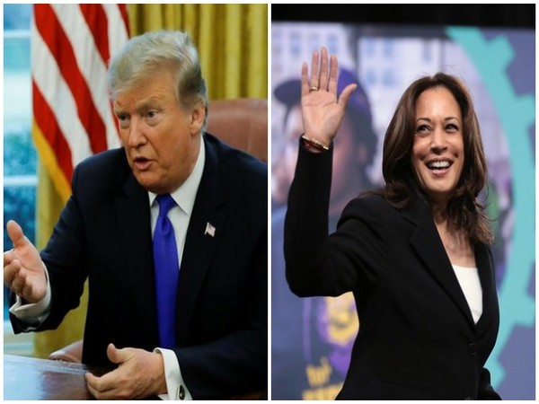 US President Donald Trump and Democrat Senator Kamala Harris (File photo)