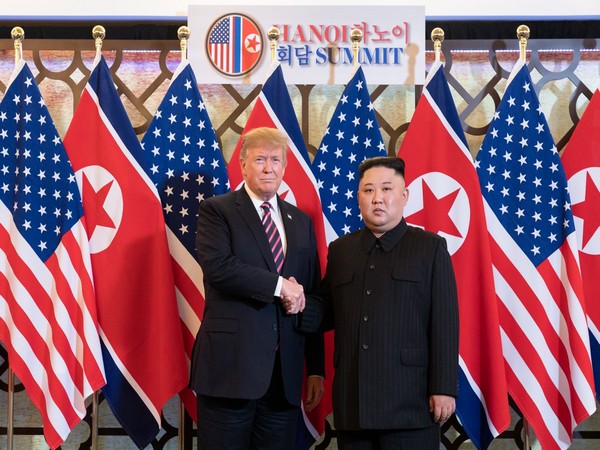 US President Donald Trump and North Korean Leader Kim Jong-un at the second summit in Vietnam
