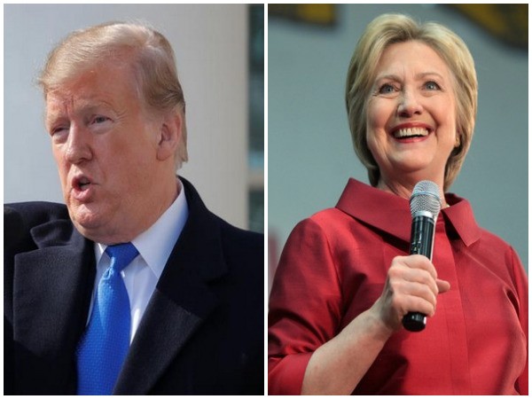 United States President Donald Trump and former Secretary of State Hillary Clinton (File Photos)