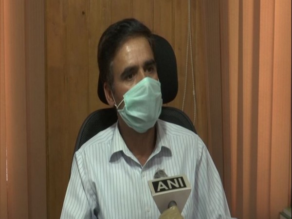 Farooq Ahmad Rather, Director of Floriculture Department, speaking to ANI on Sunday. (Photo/ANI)