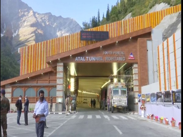 Atal Tunnel set to be inaugurated by PM Modi tomorrow Photo/ANI