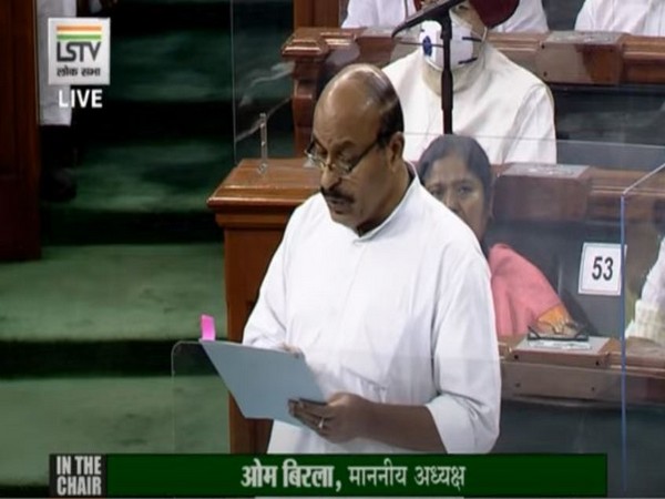 Social Justice and Empowerment Minister Virendra Kumar speaking in Lok Sabha on Tuesday.