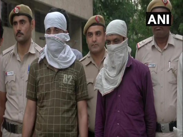 Two men involved in Dwarka couple murder case arrested by police on Sunday. Photo/ANI