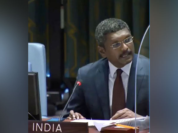 UN Economic & Social Joint Secretary Srinivas Gotru. (Photo Courtesy: Twitter/IndiaUNNewYork)