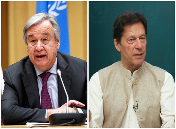 Pakistan Prime Minister Imran Khan spoke with UN Secretary-General Antonio Guterres on Saturday.