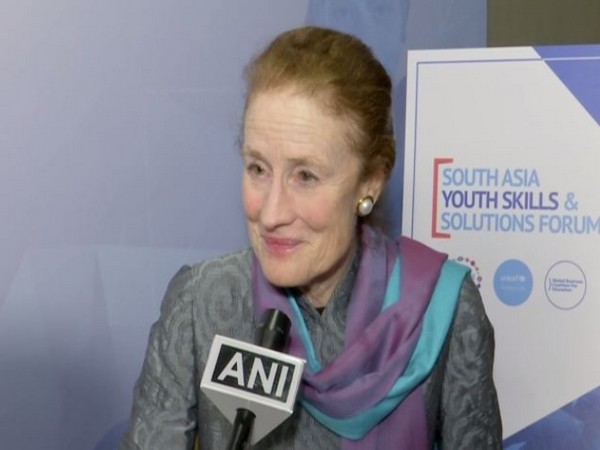UNICEF Executive Director Henrietta Fore speaking to ANI in Mumbai on Wednesday. Photo/ANI